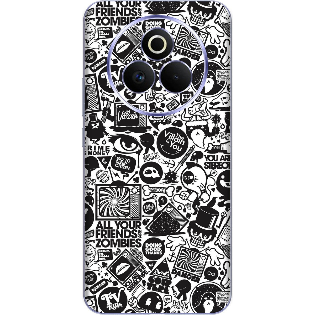 All Your Friends Are Zombies skin on Realme P3 Pro (5G) by Decalz