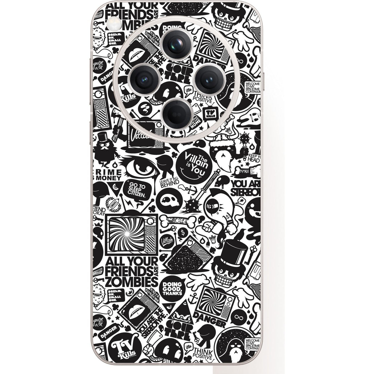 All Your Friends Are Zombies skin on Oppo Find X8 (5G) by Decalz