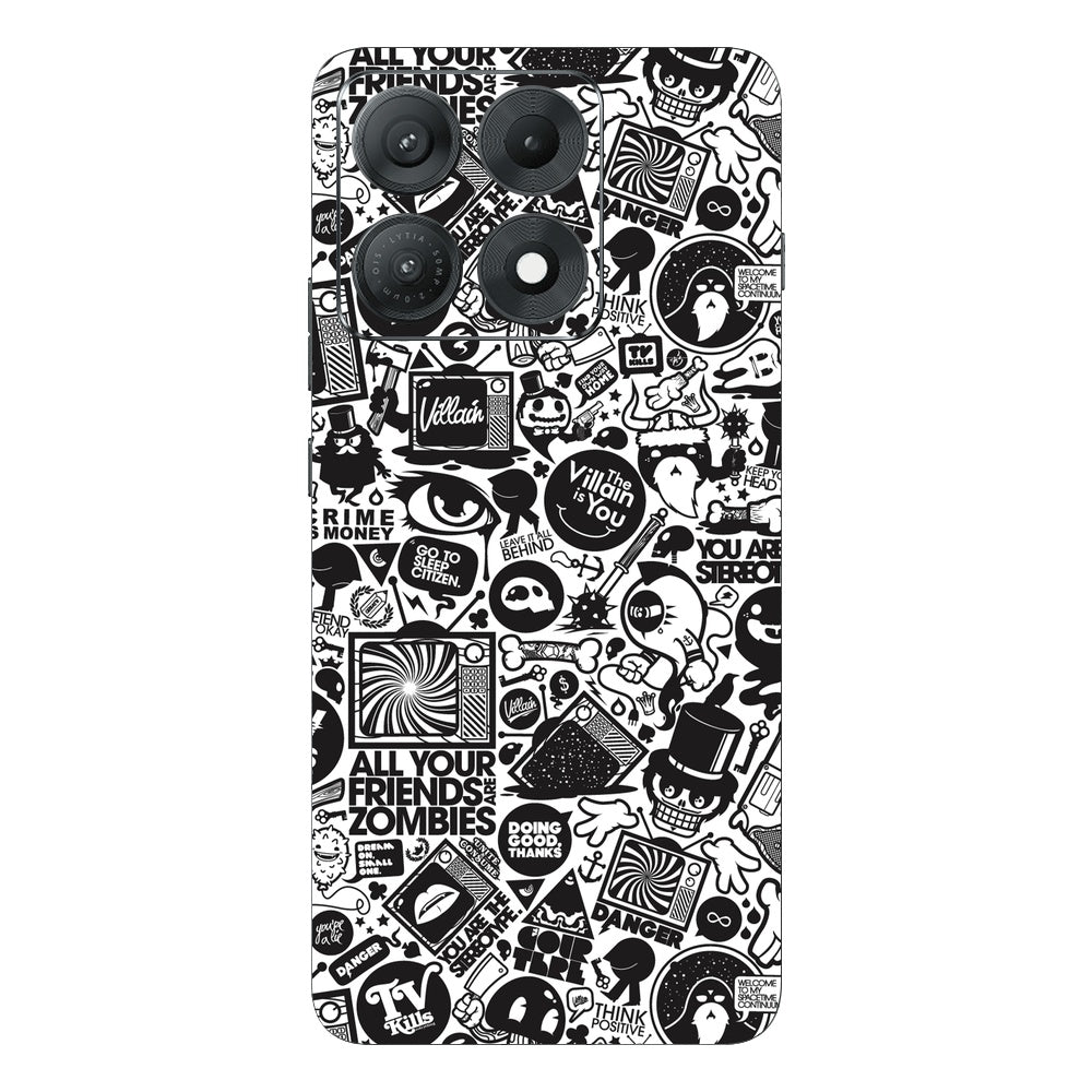 All Your Friends Are Zombies skin on Moto Edge 70 Max (5G) by Decalz