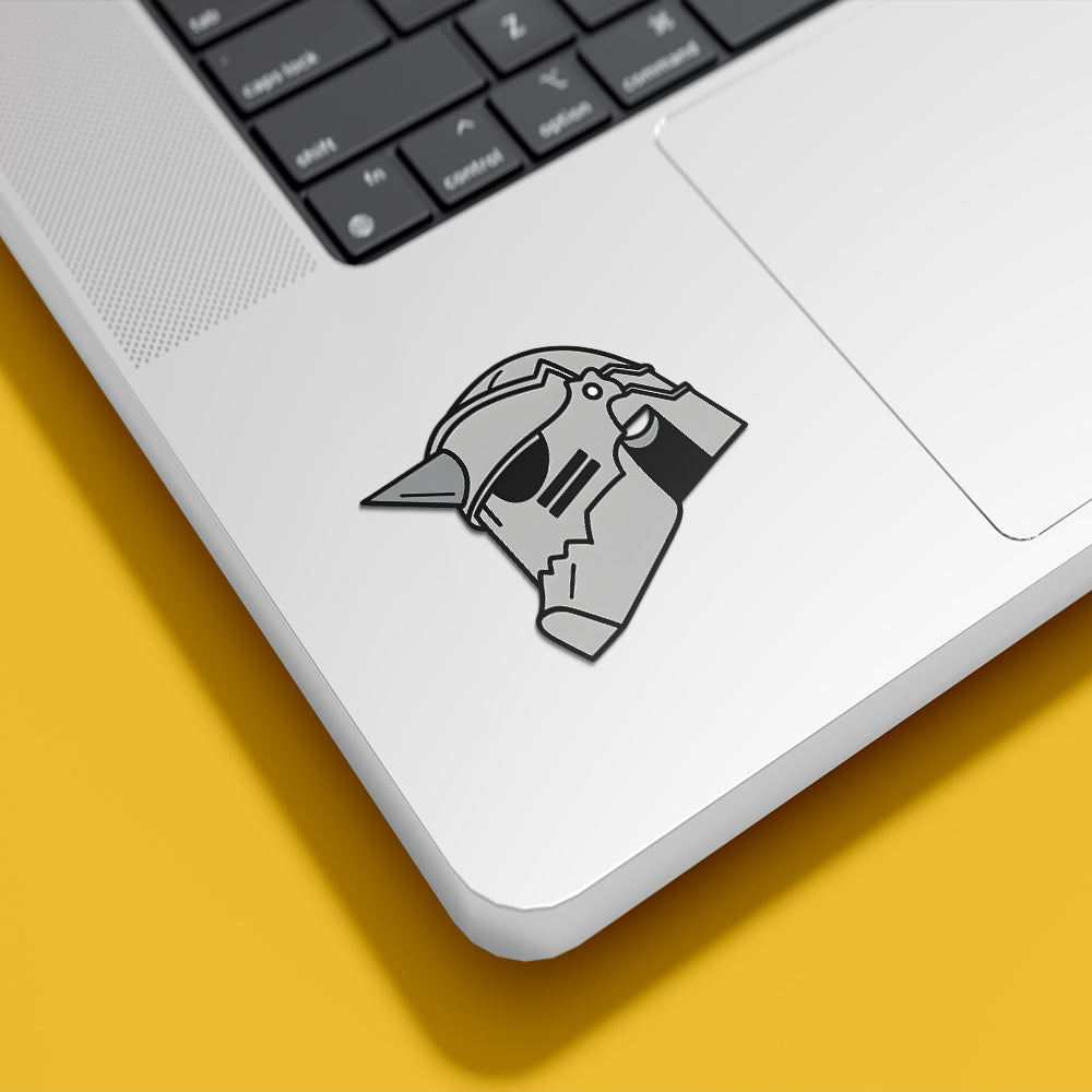 Alphonse Elric Armor Helmet Anime Sticker