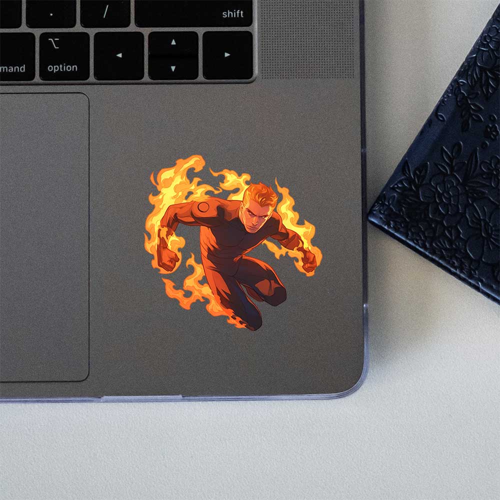 Amazing Human Torch Marvel Sticker