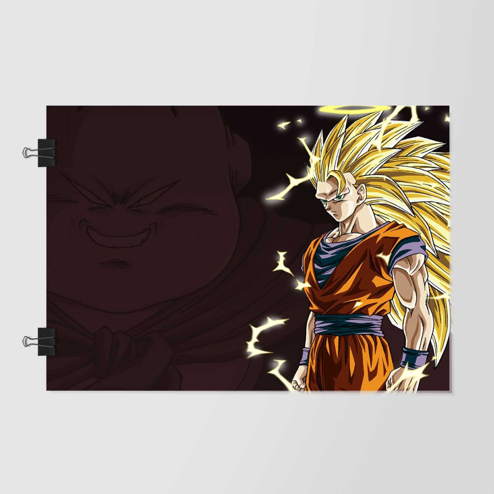 Angel SSJ3 Goku Power Up Poster