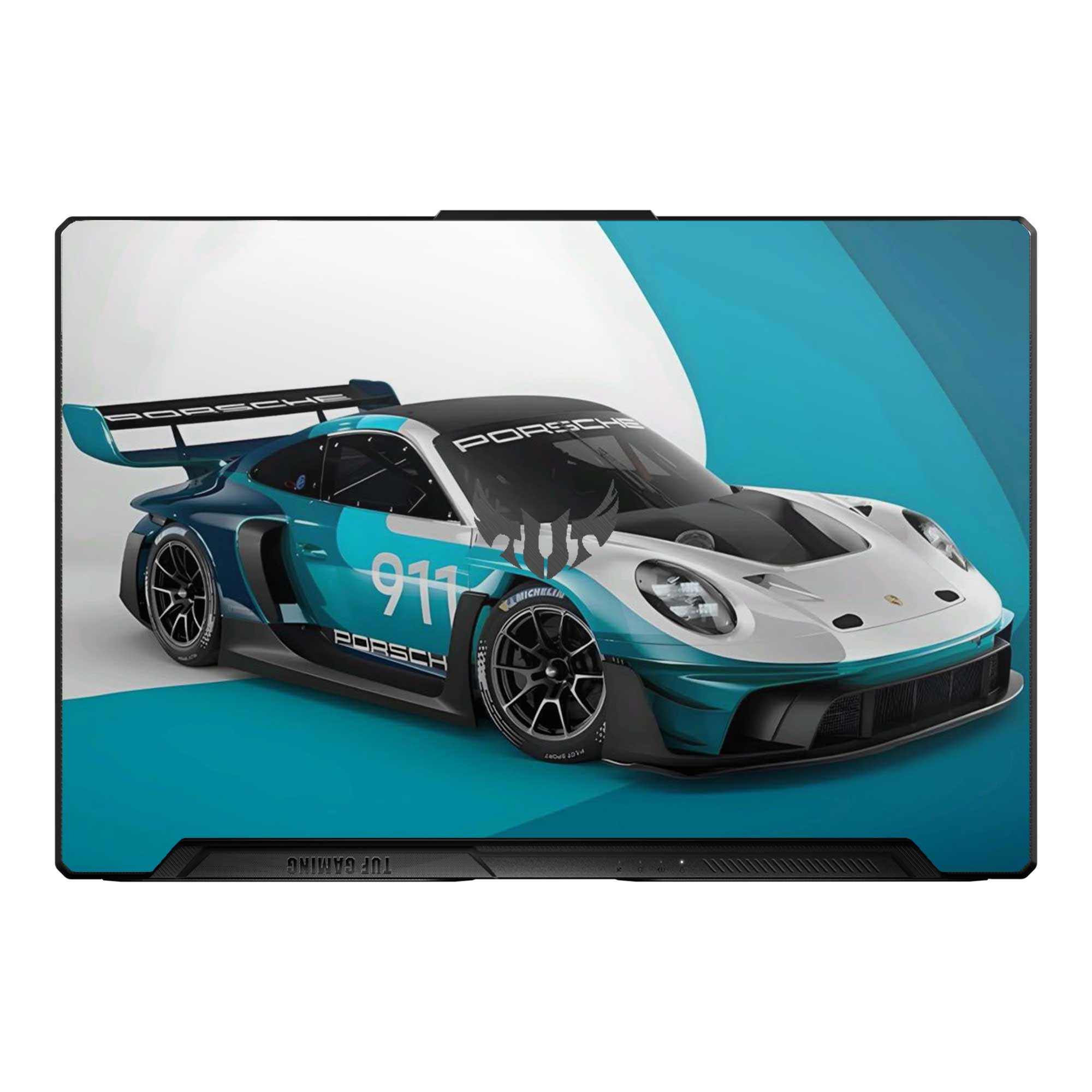 Aqua Speed 911 - Laptop Skins