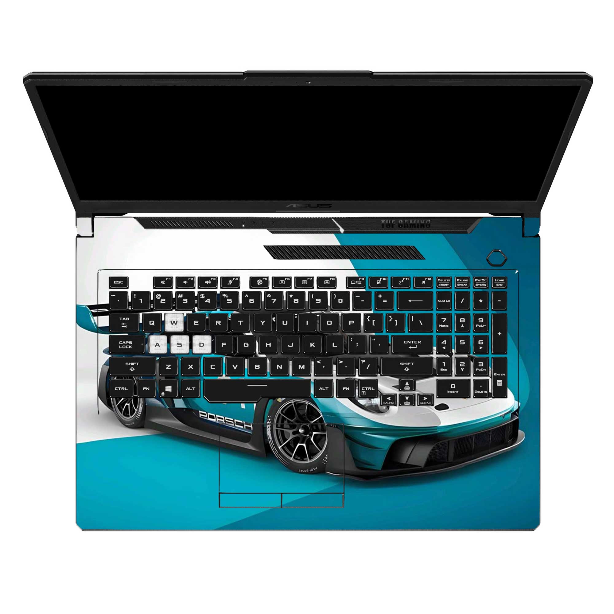 Aqua Speed 911 - Laptop Skins