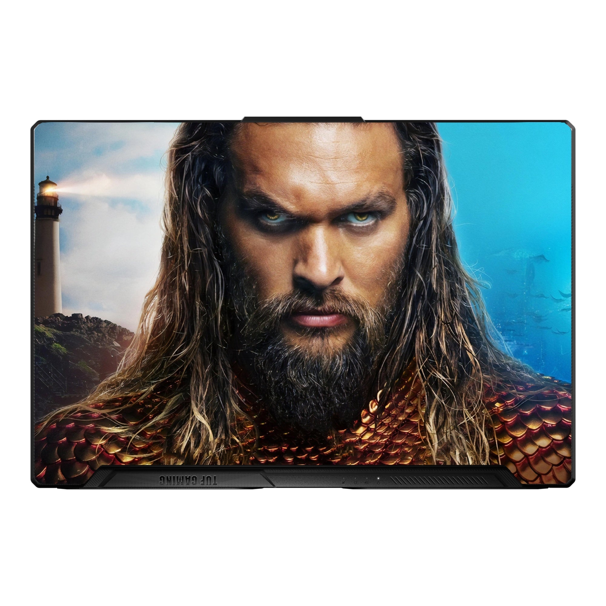Aquaman Sky Blue Poster Dramatic Lighting by Decalz