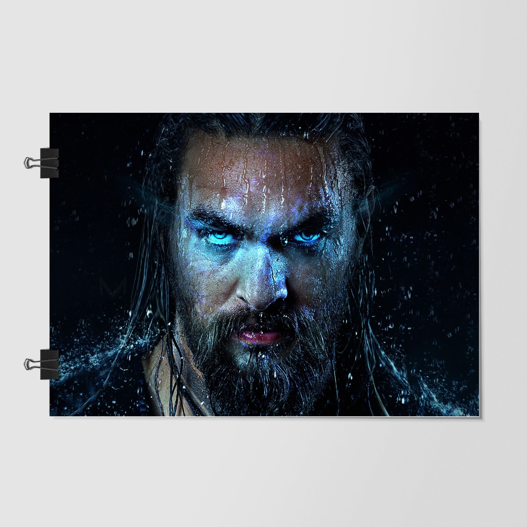 Aquaman Black Dramatic Lighting by Decalz