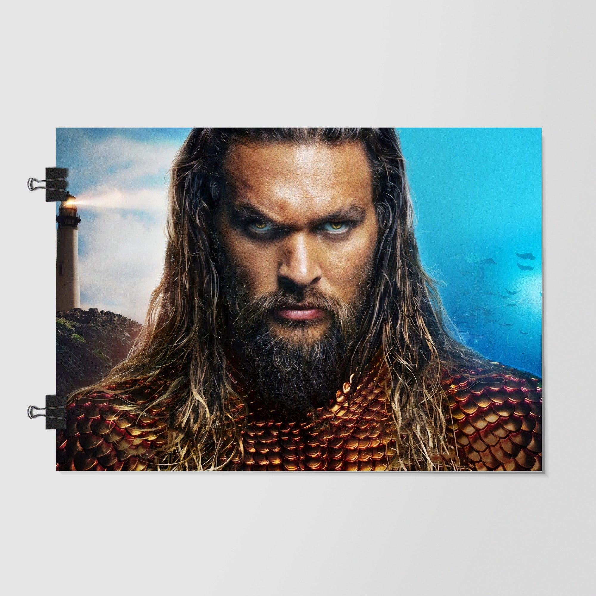 Aquaman Sky Blue Dramatic Lighting by Decalz