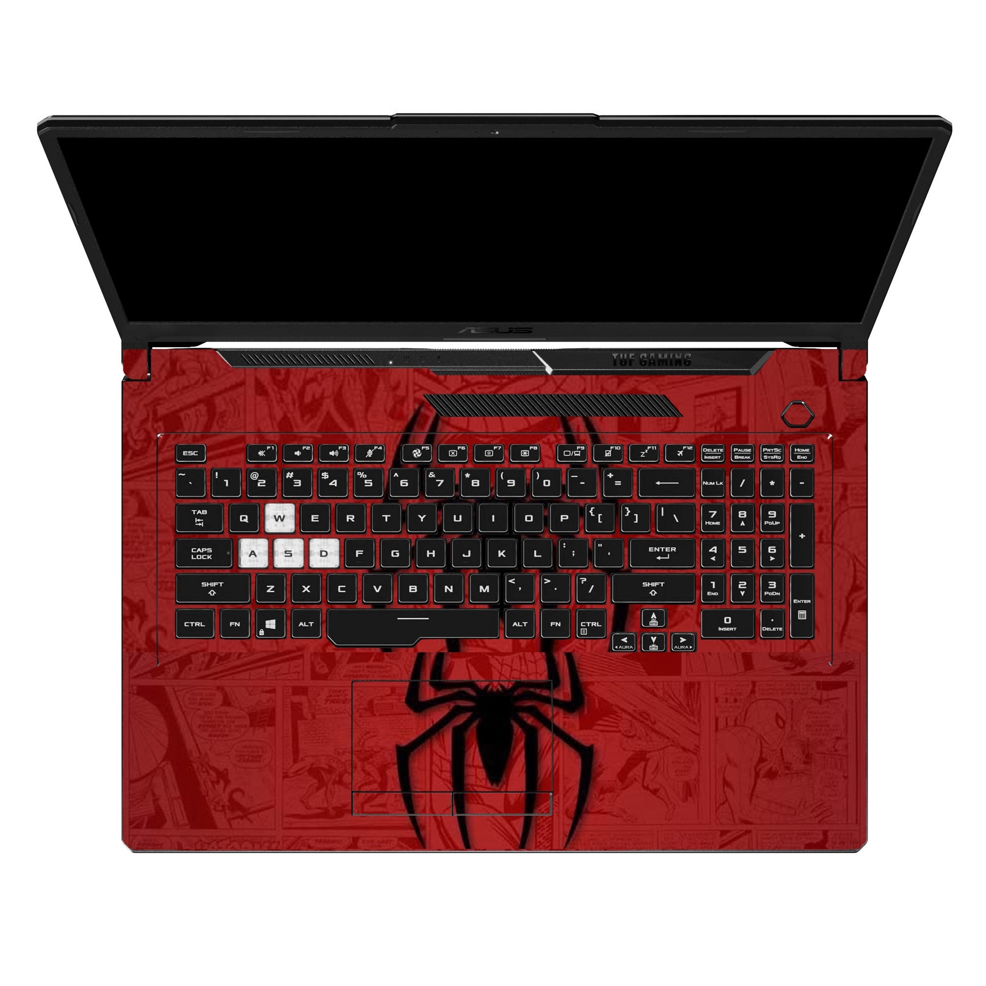 Arachnid Emblem Comic Red by Decalz