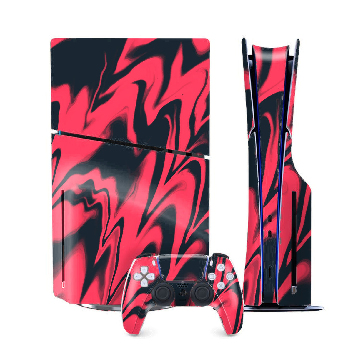 Ares Red PlayStation 5 Slim skin by Decalz