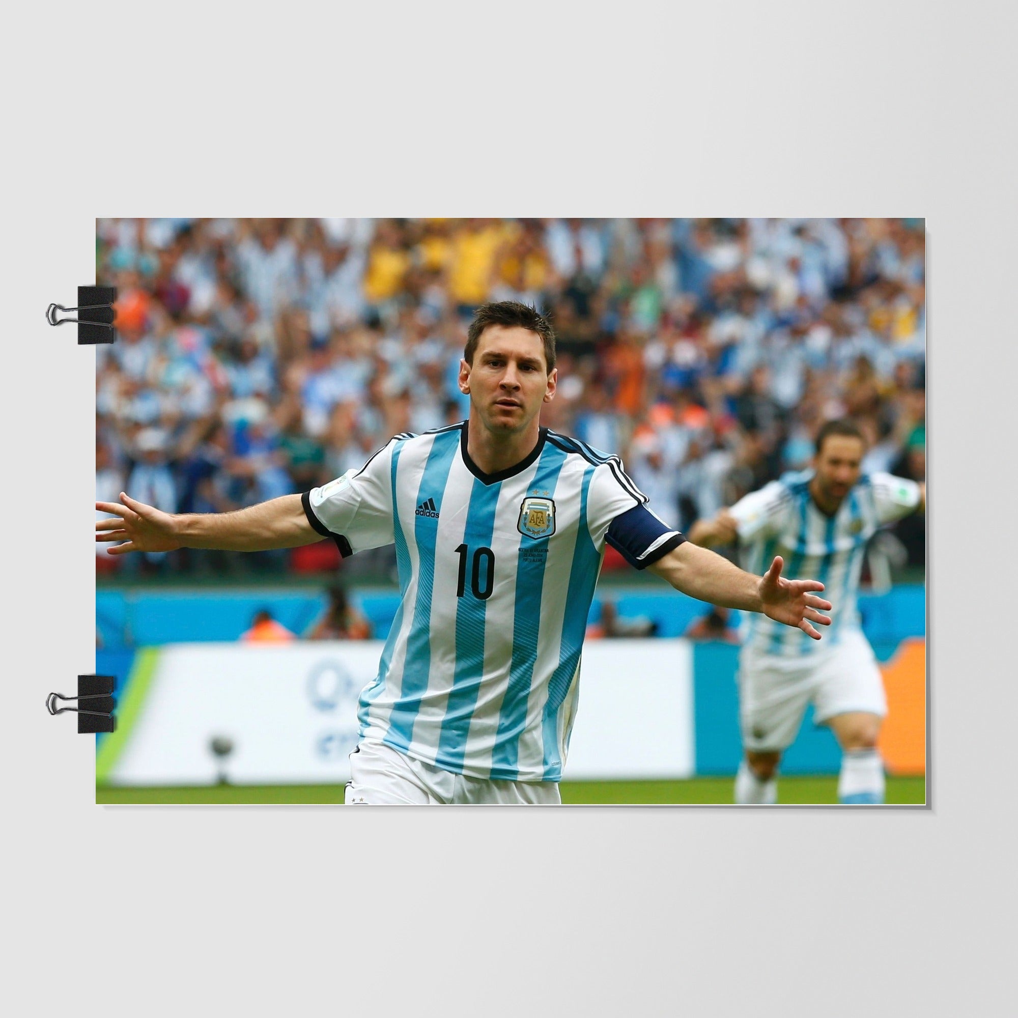Argentina National Football Team White by Decalz