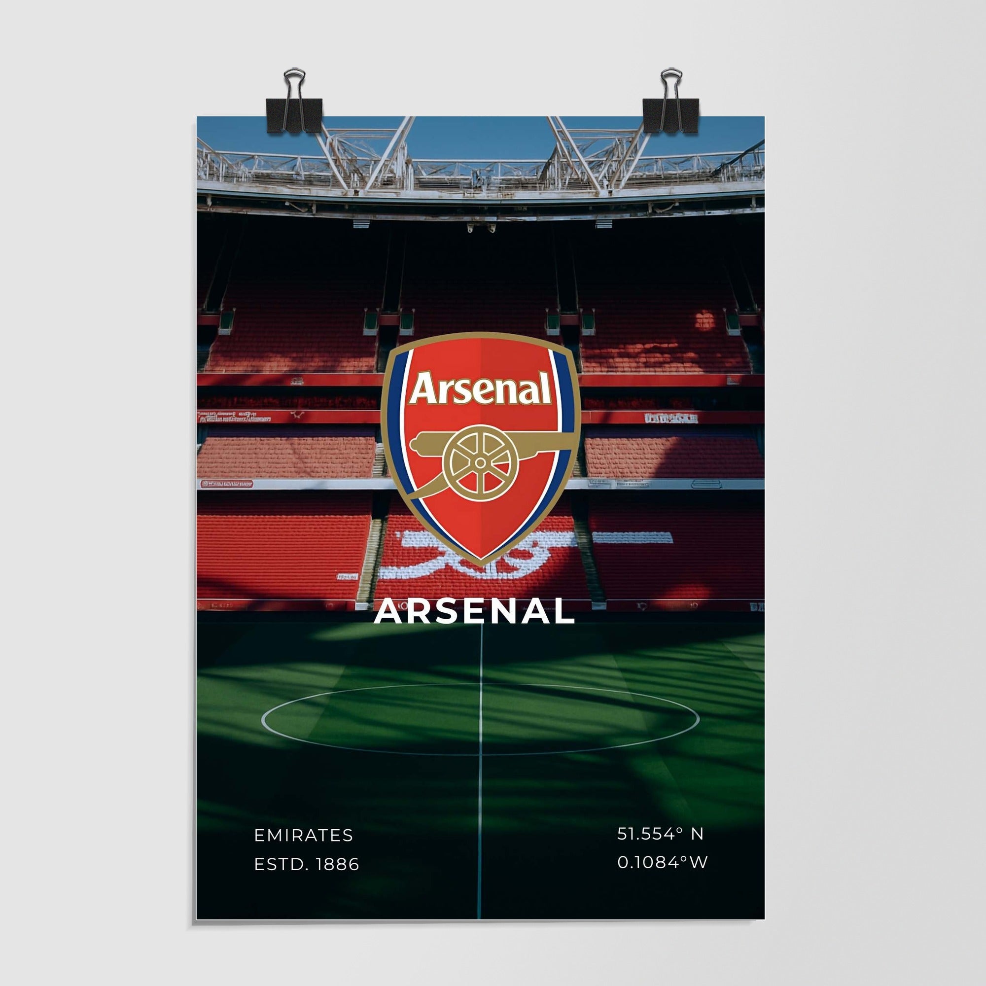 Arsenal Fc Emirates Stadium Black by Decalz