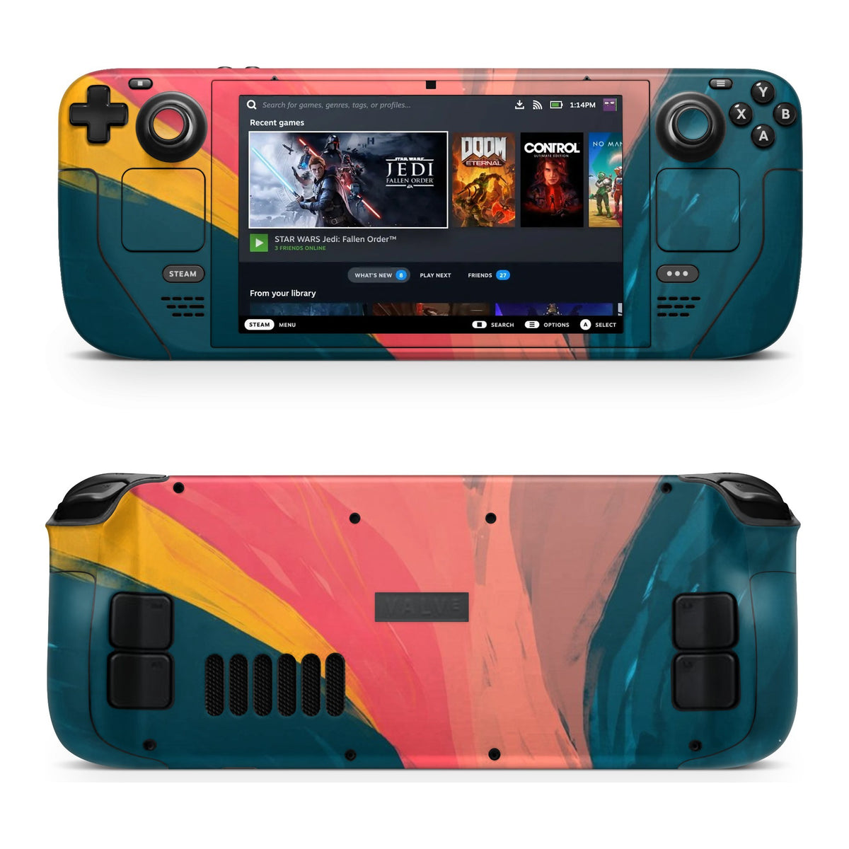 Art Palette Steam Deck skin by Decalz