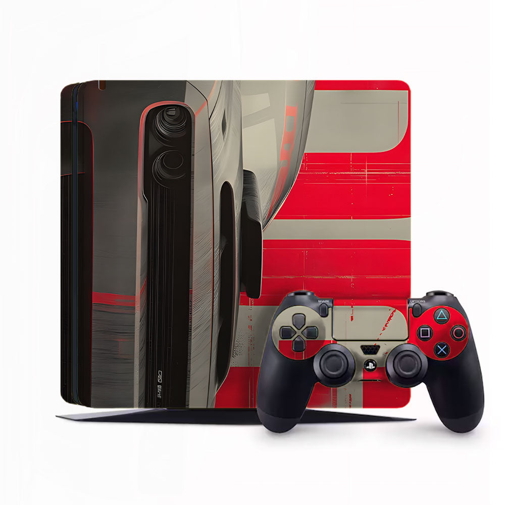 Asphalt Eater PlayStation 4 Slim Skins & Wraps