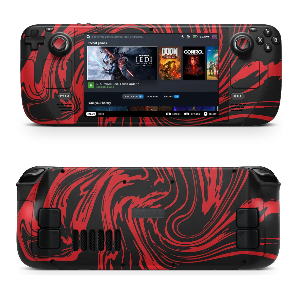 Asphedol Steam Deck skin by Decalz