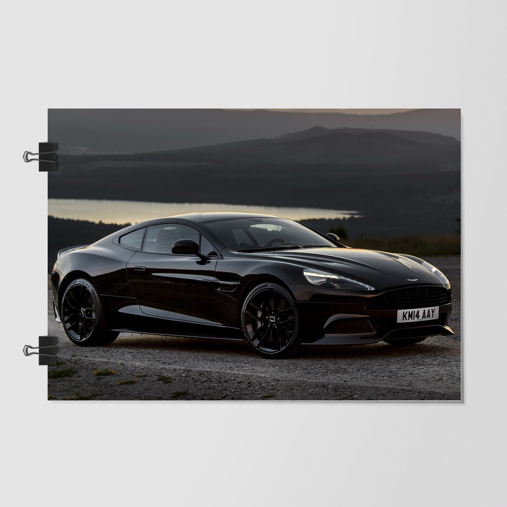 Aston Martin Black Dramatic Lighting by Decalz