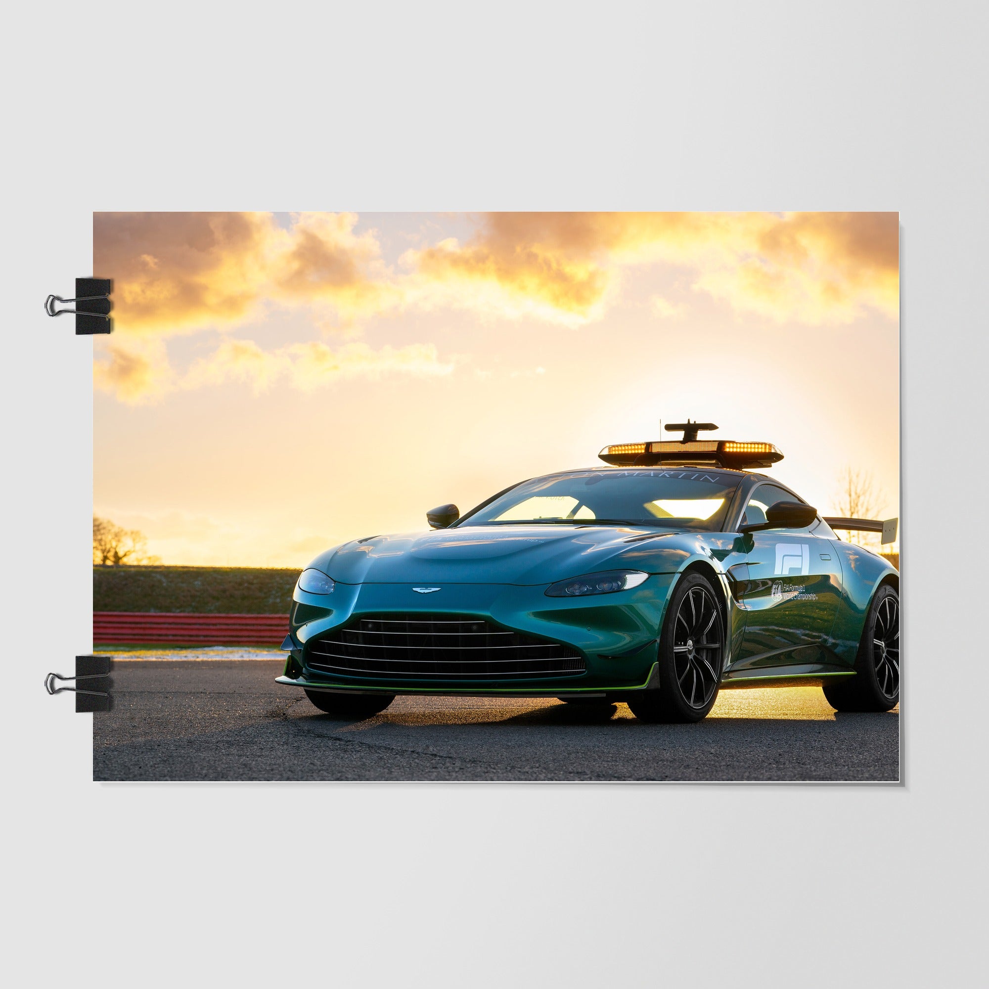 Aston Martin White Dramatic Lighting by Decalz
