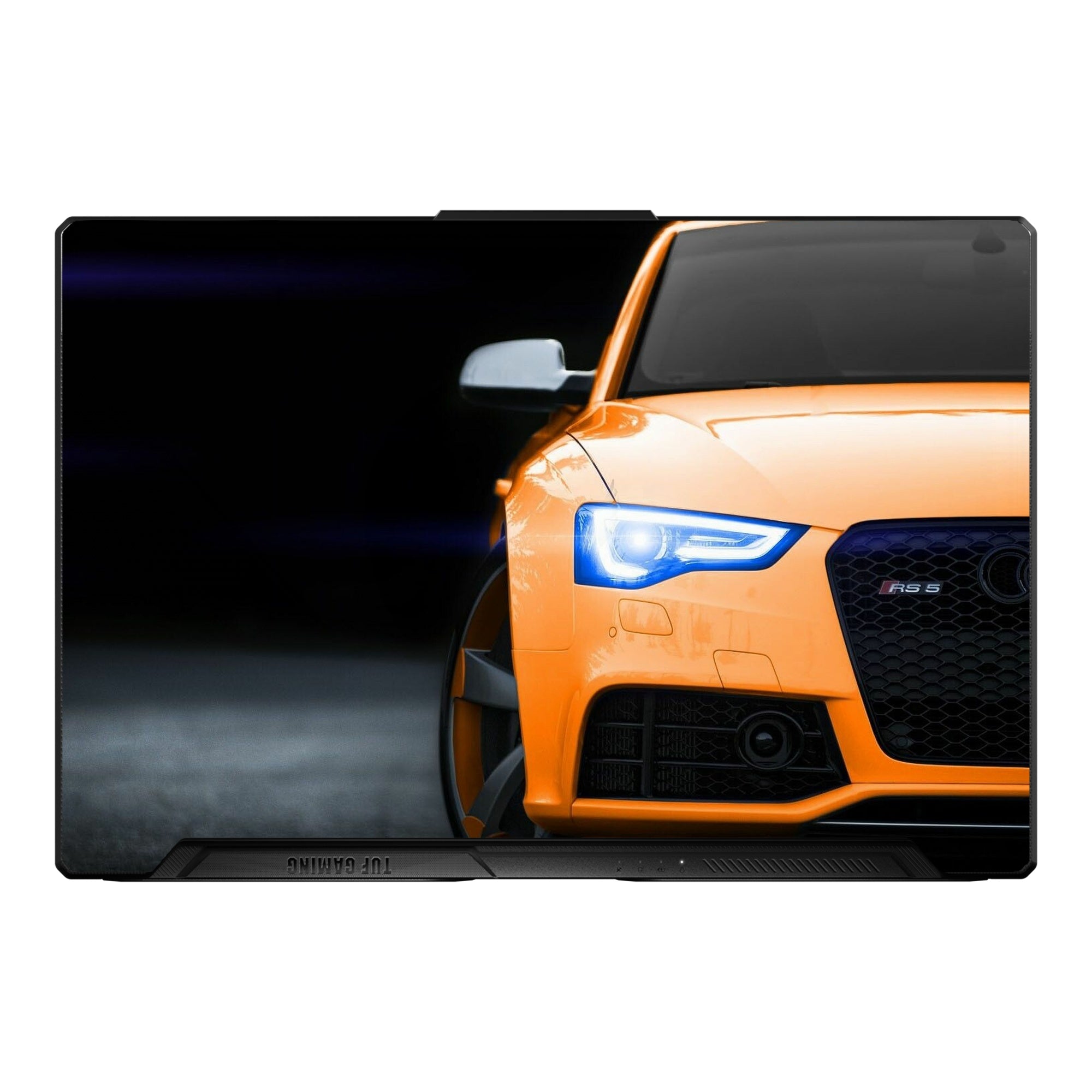 Audi Black Sports Car Dramatic Lighting by Decalz
