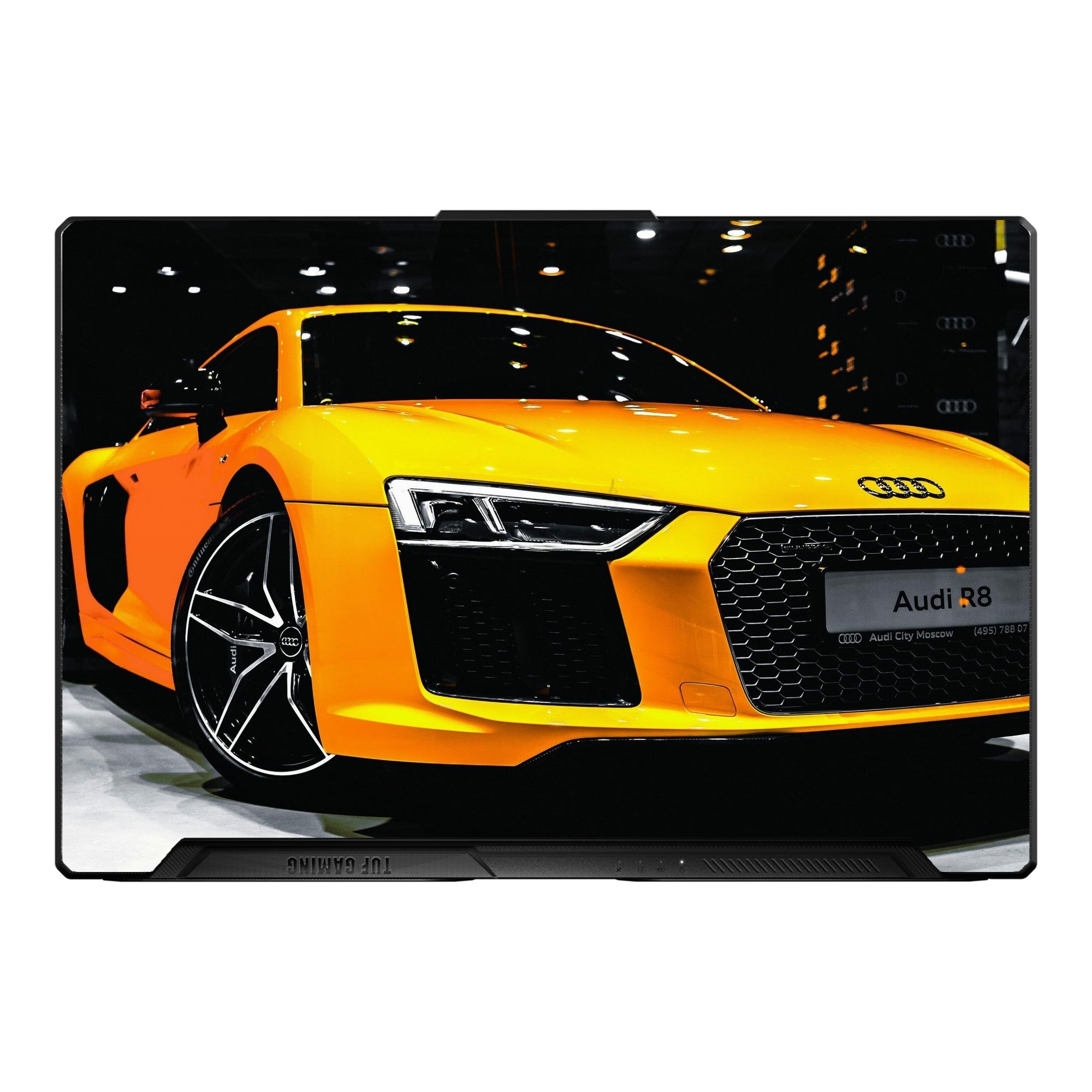 Audi Dark Green Sports Car Dramatic Lighting by Decalz