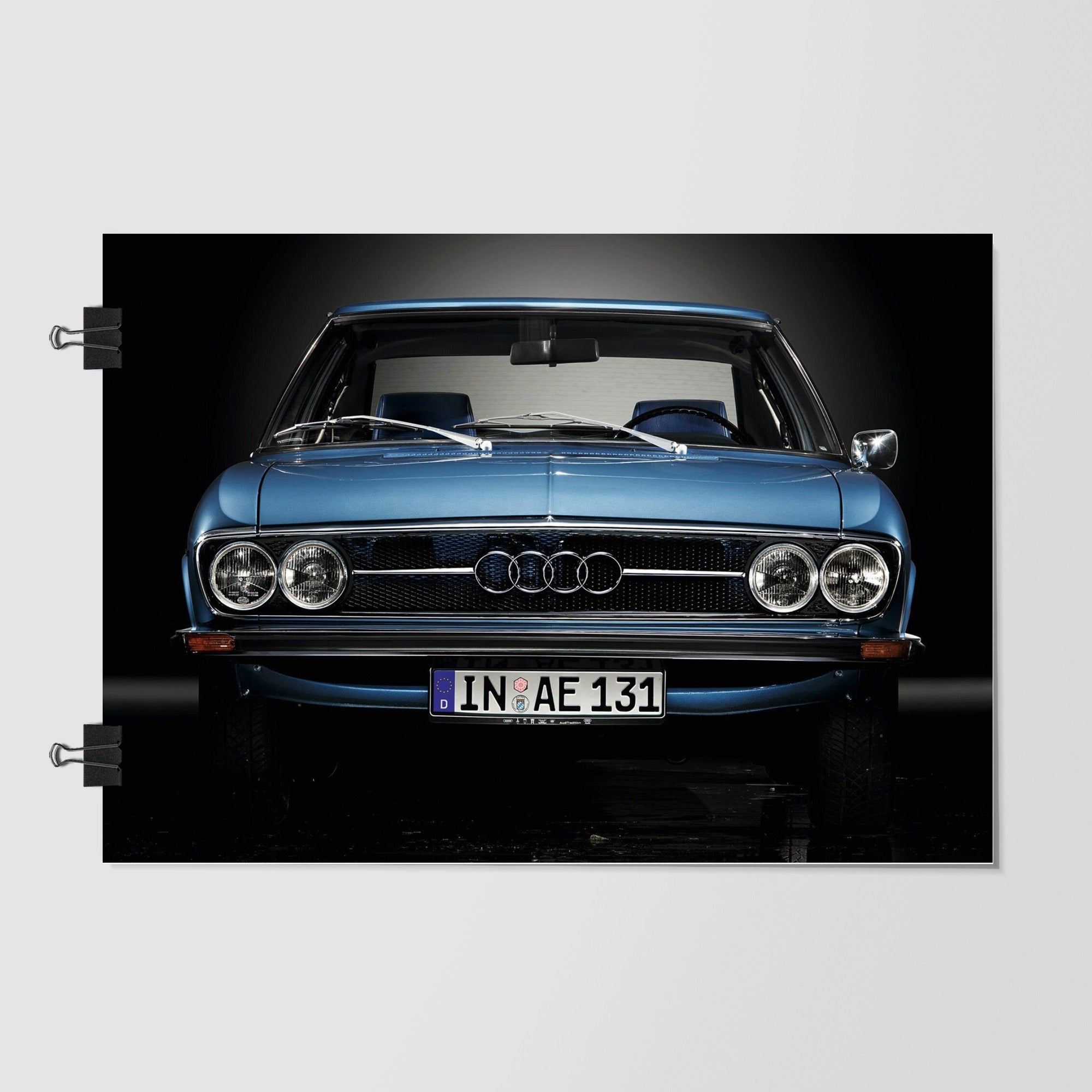 Audi Black Sports Car Night Scene by Decalz