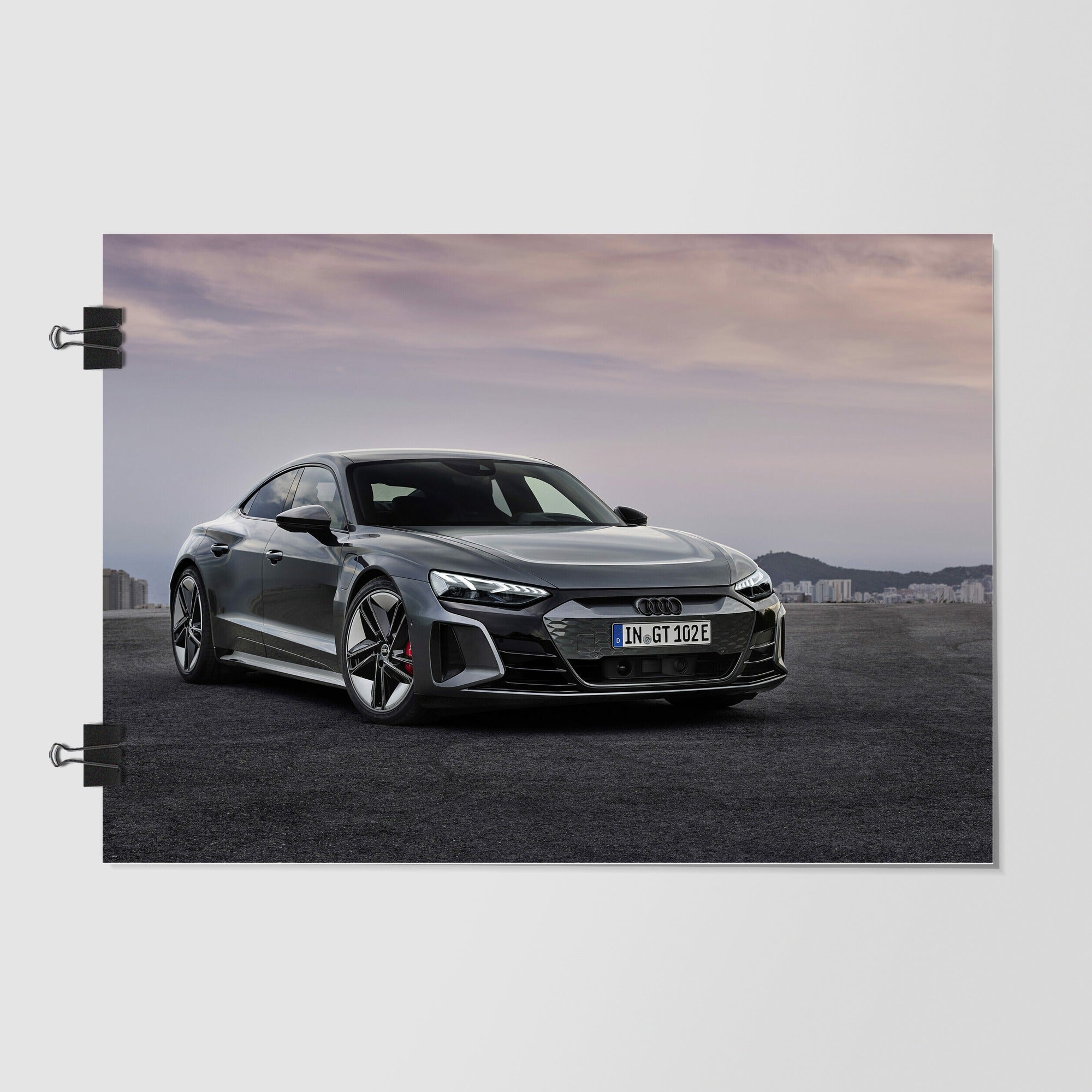 Audi Gray Sports Car by Decalz