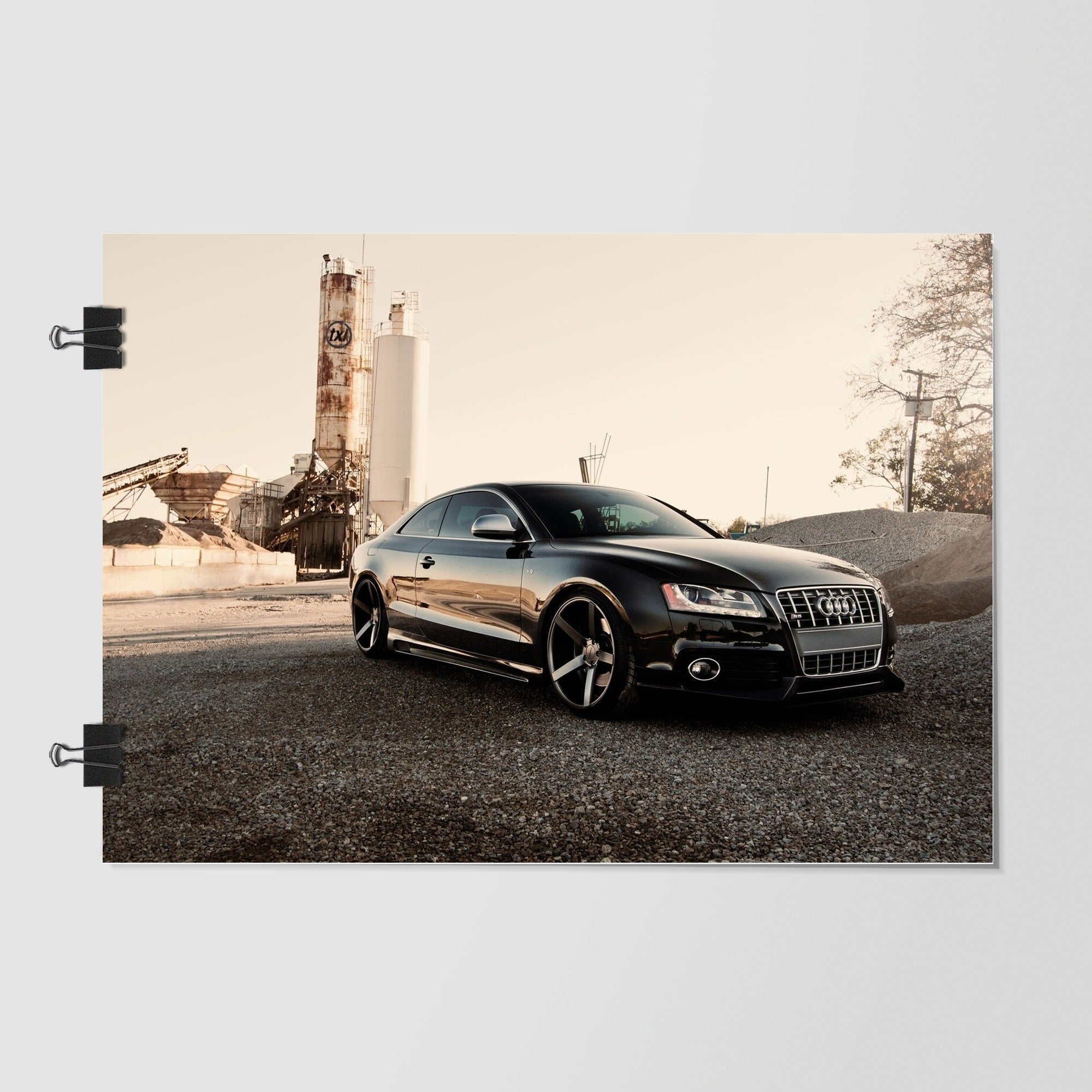 Audi Silver Sports Car by Decalz