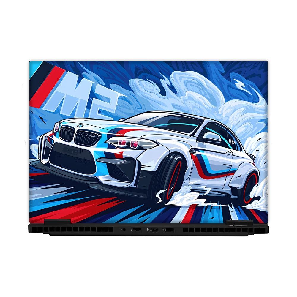 BMW M2 Drift skin on Hp Omen Gaming 16-AM0241TX by Decalz