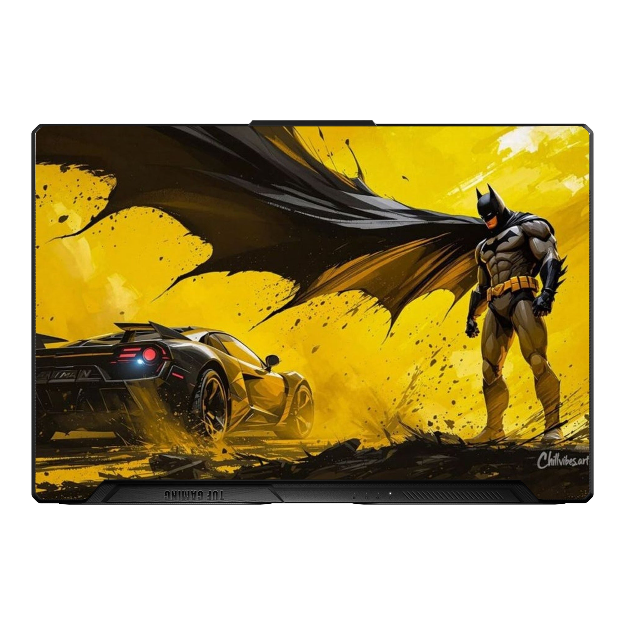 Batman And Batmobile by Decalz