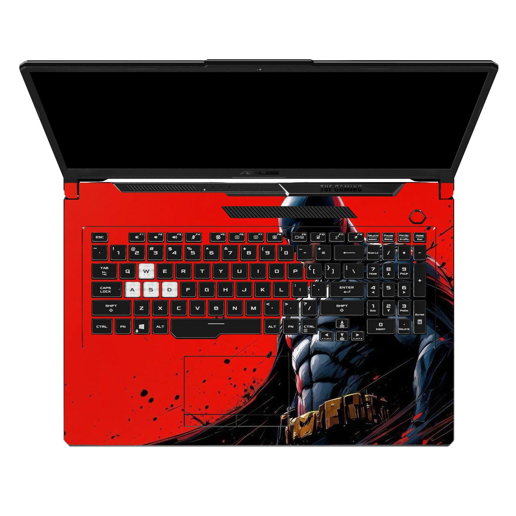 Batman Red Silhouette by Decalz