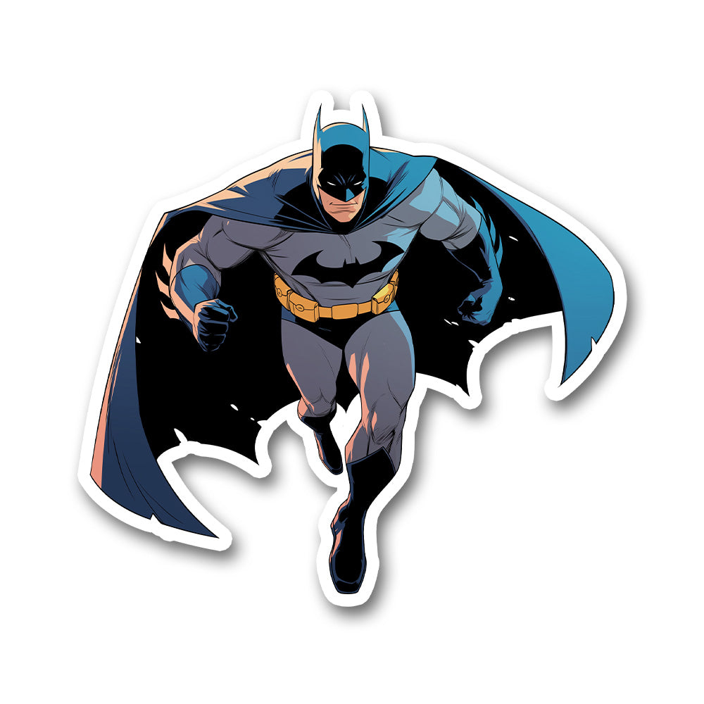 Batman Running Superhero Comic Sticker