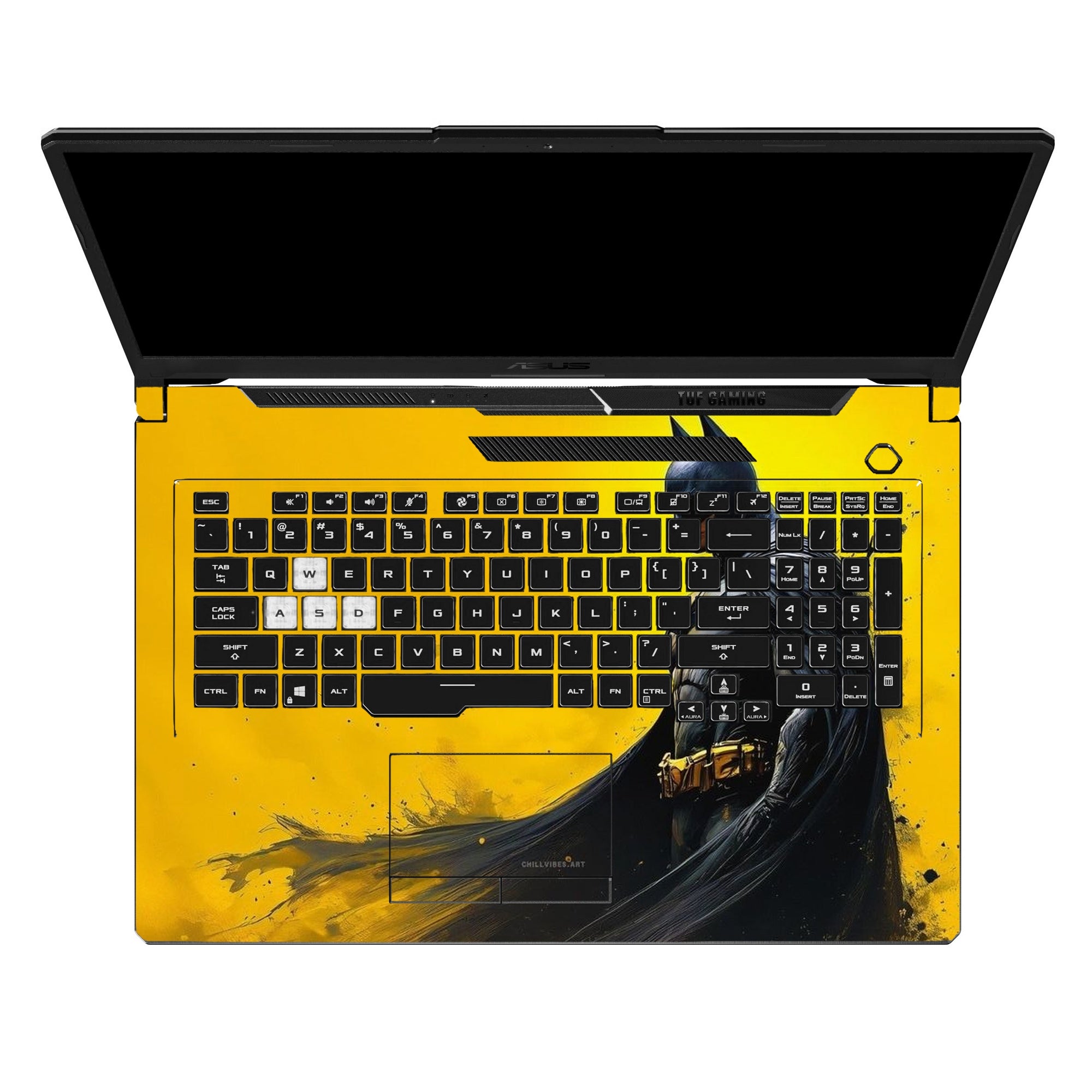 Batman Yellow Silhouette by Decalz