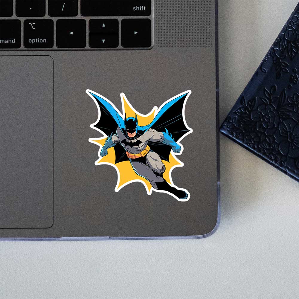 Batman Action Pose Comic Sticker