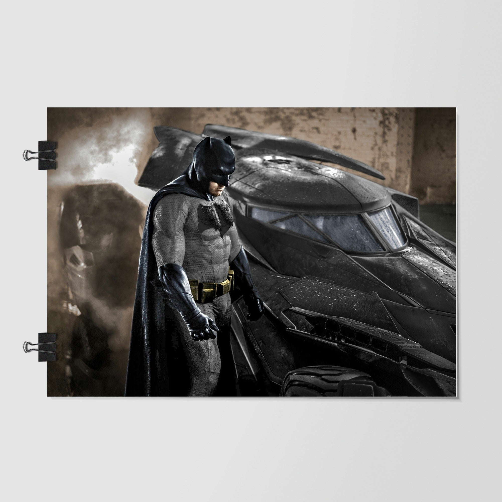 Ben Affleck As Batman Black Cinematic Glow by Decalz