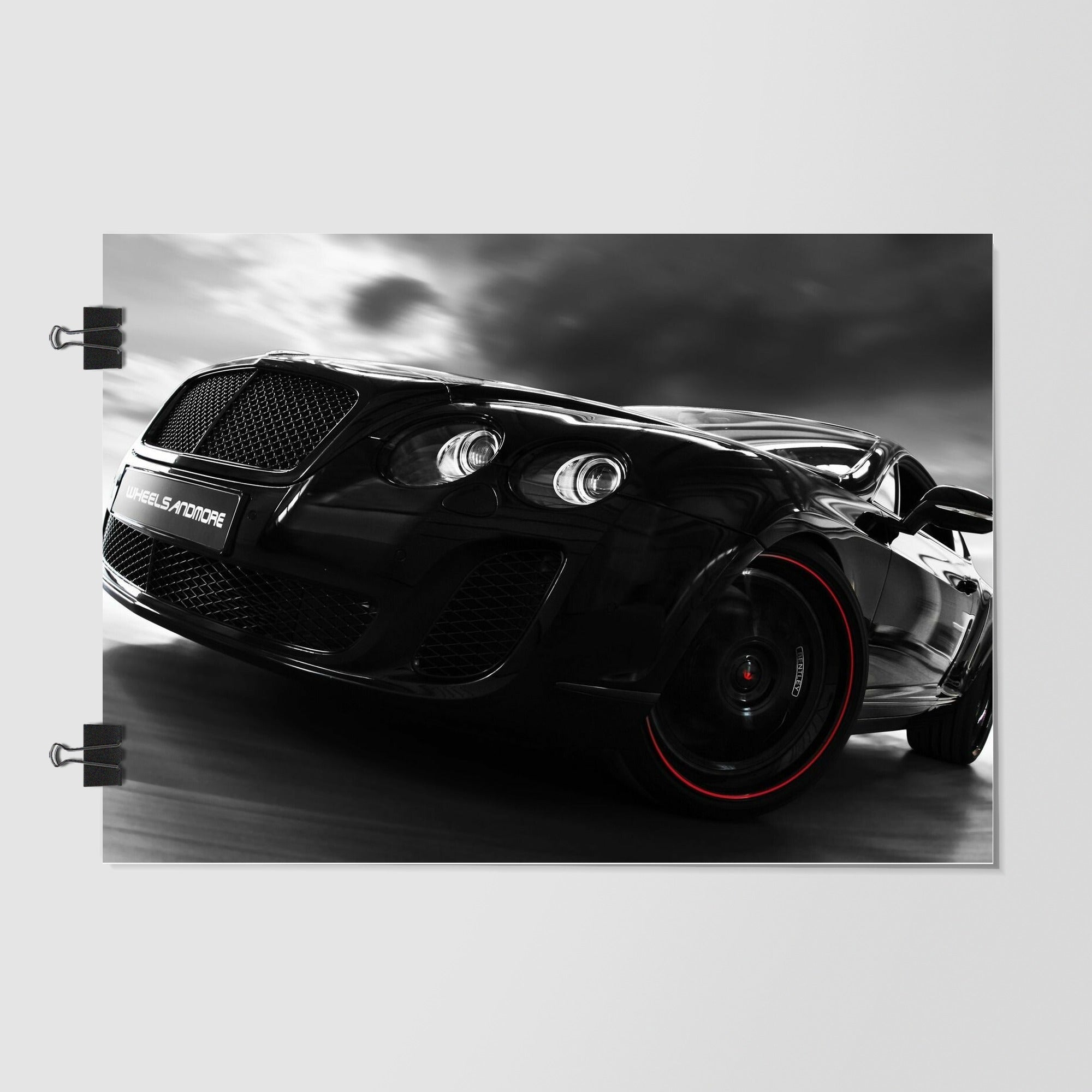 Bentley Black Luxury Car Studio Shot by Decalz