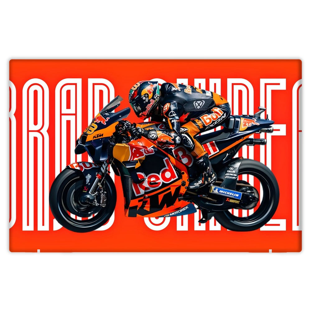 Binder RedBull KTM Action skin on Hp Elitebook X360 1040 G5 by Decalz