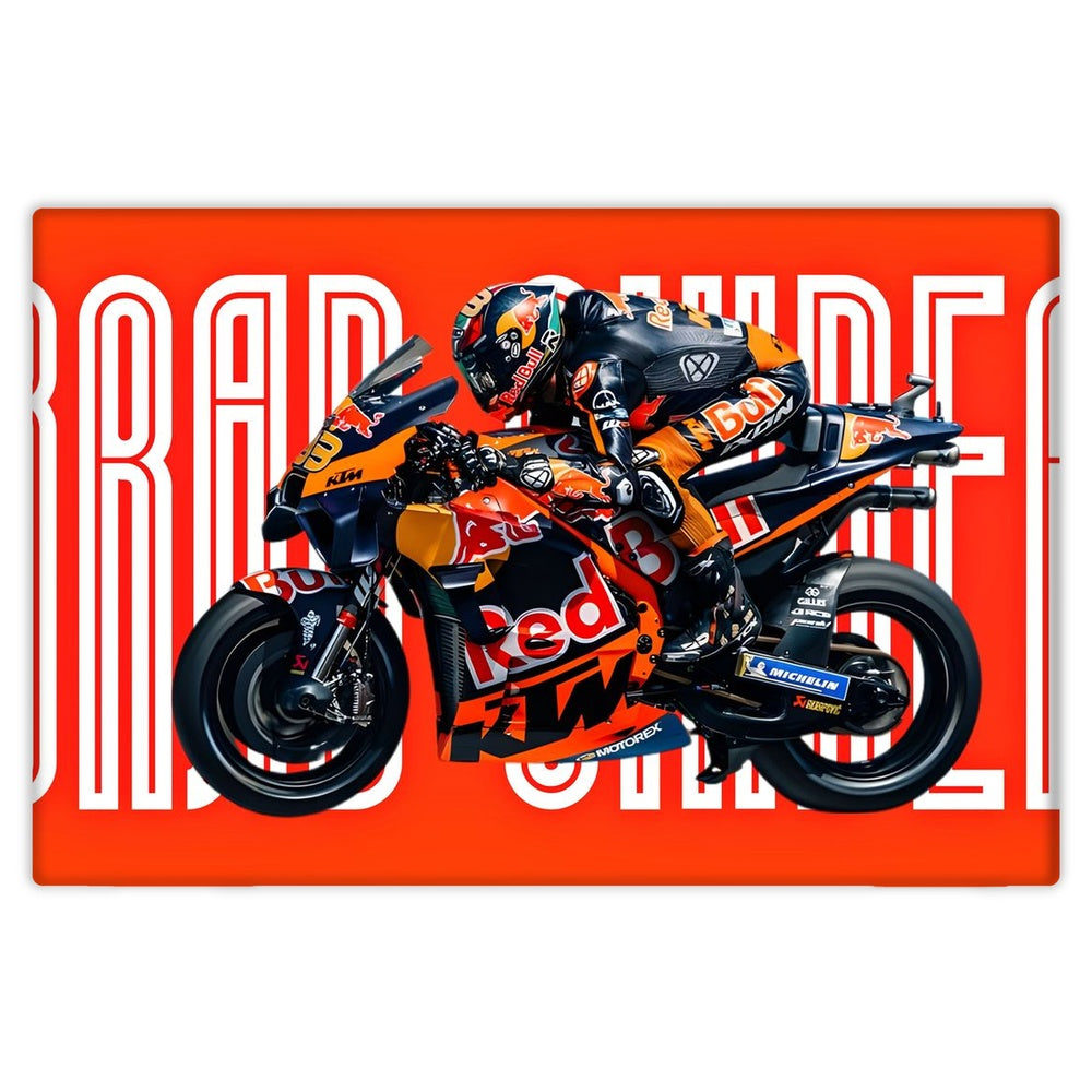 Binder RedBull KTM Action skin on Hp Elitebook 840 G7 by Decalz