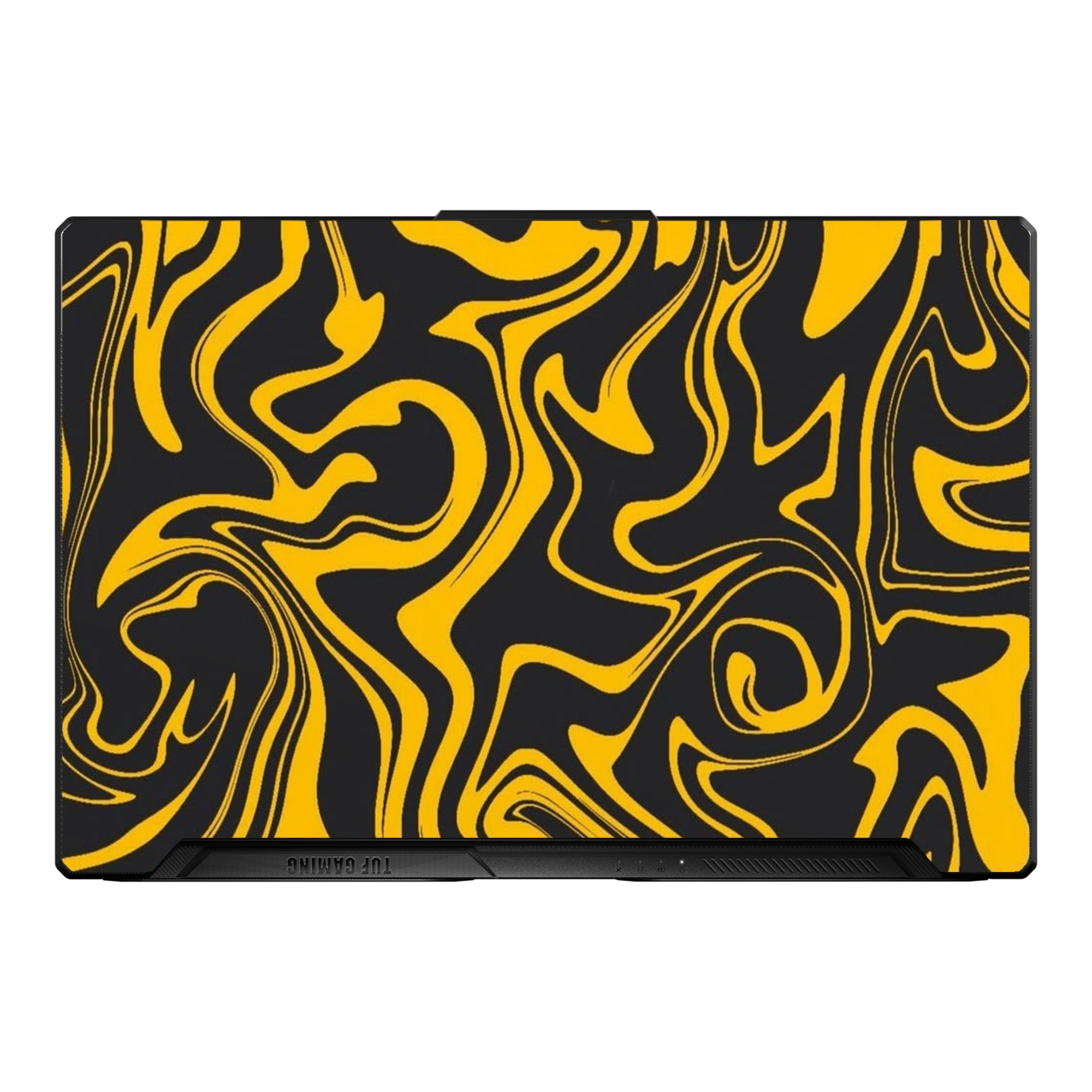 Black Gold Swirl Marble by Decalz