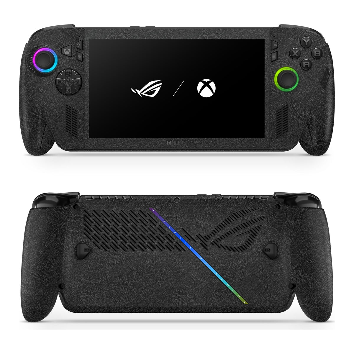 Black Leather Asus ROG Xbox Ally skin by Decalz