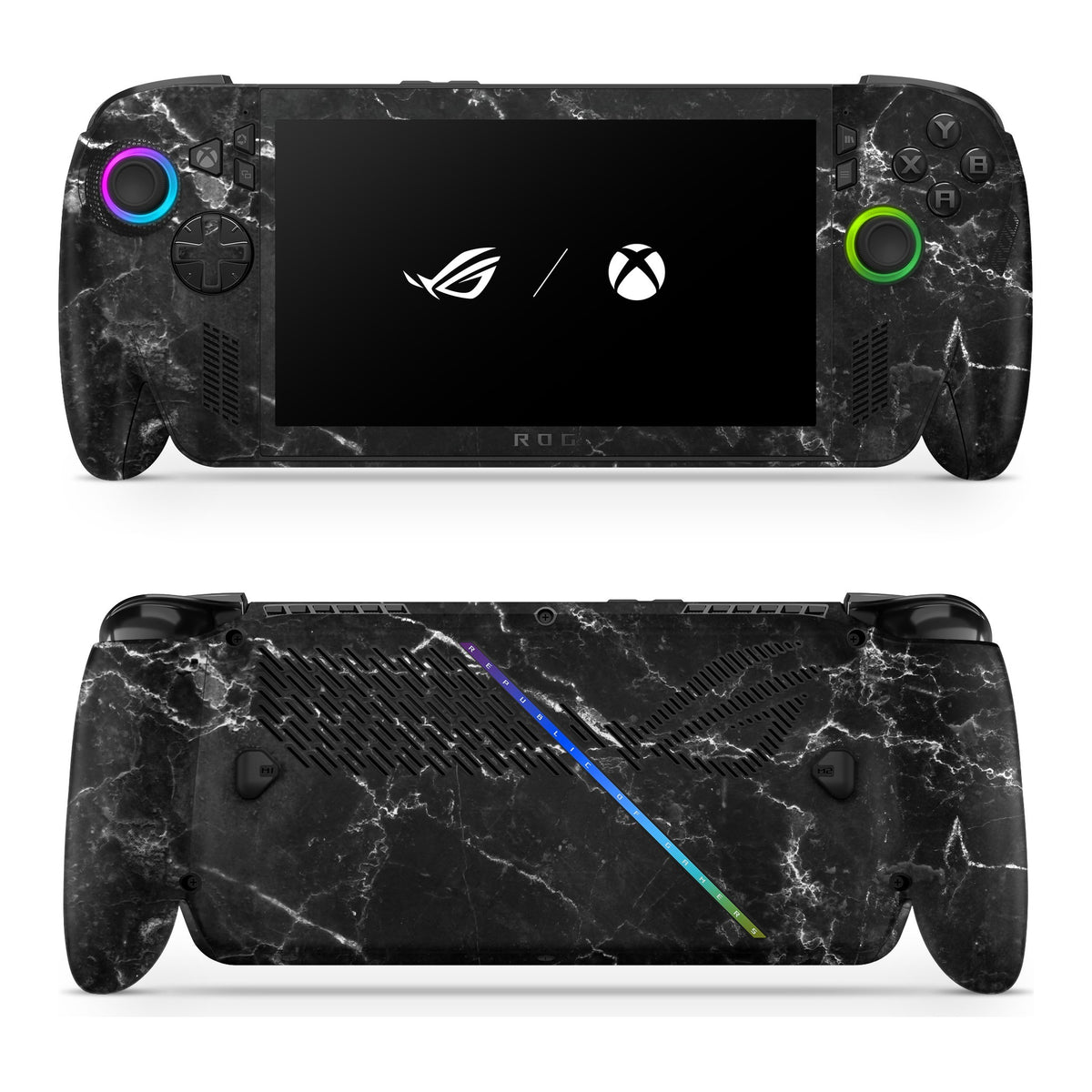 Black Marble Asus ROG Xbox Ally skin by Decalz
