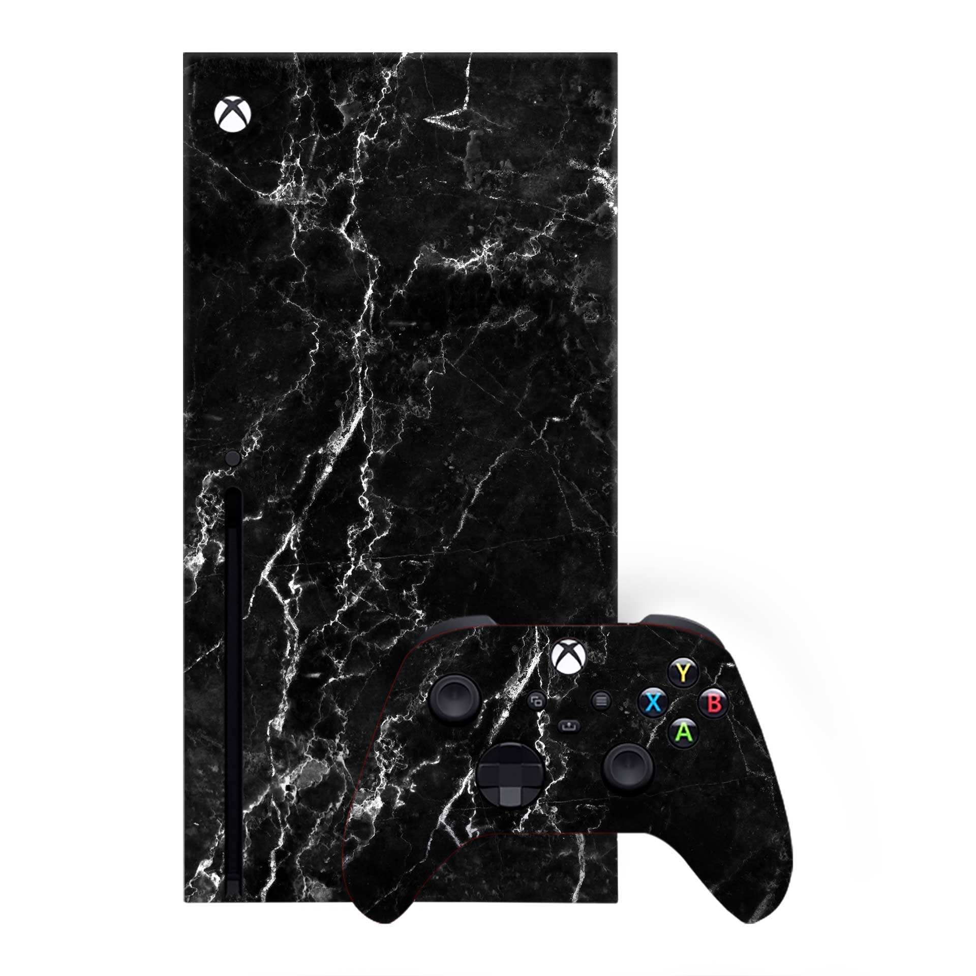 Black Marble Xbox One X Skins & Wraps