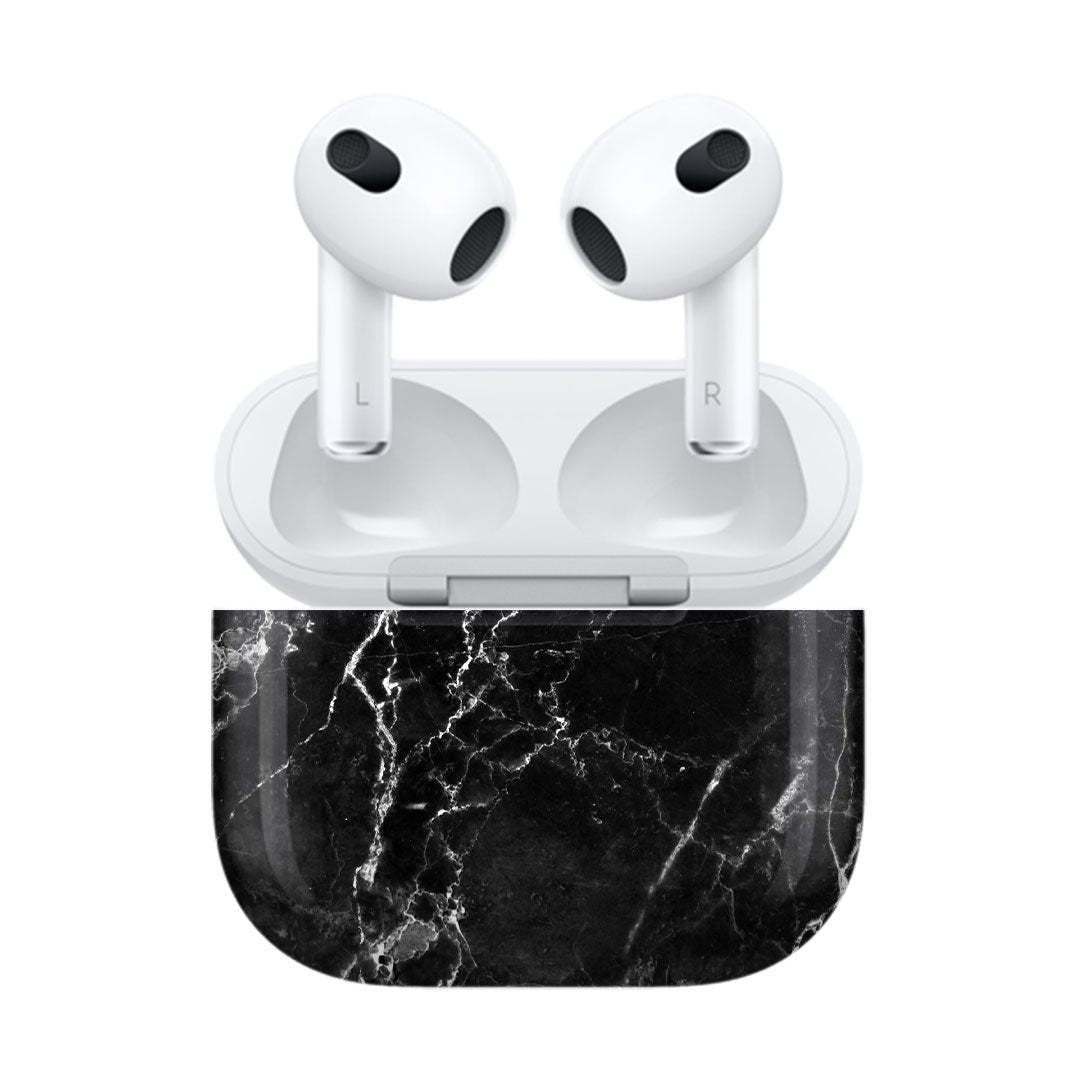 Airpods 3 Black Marble skins