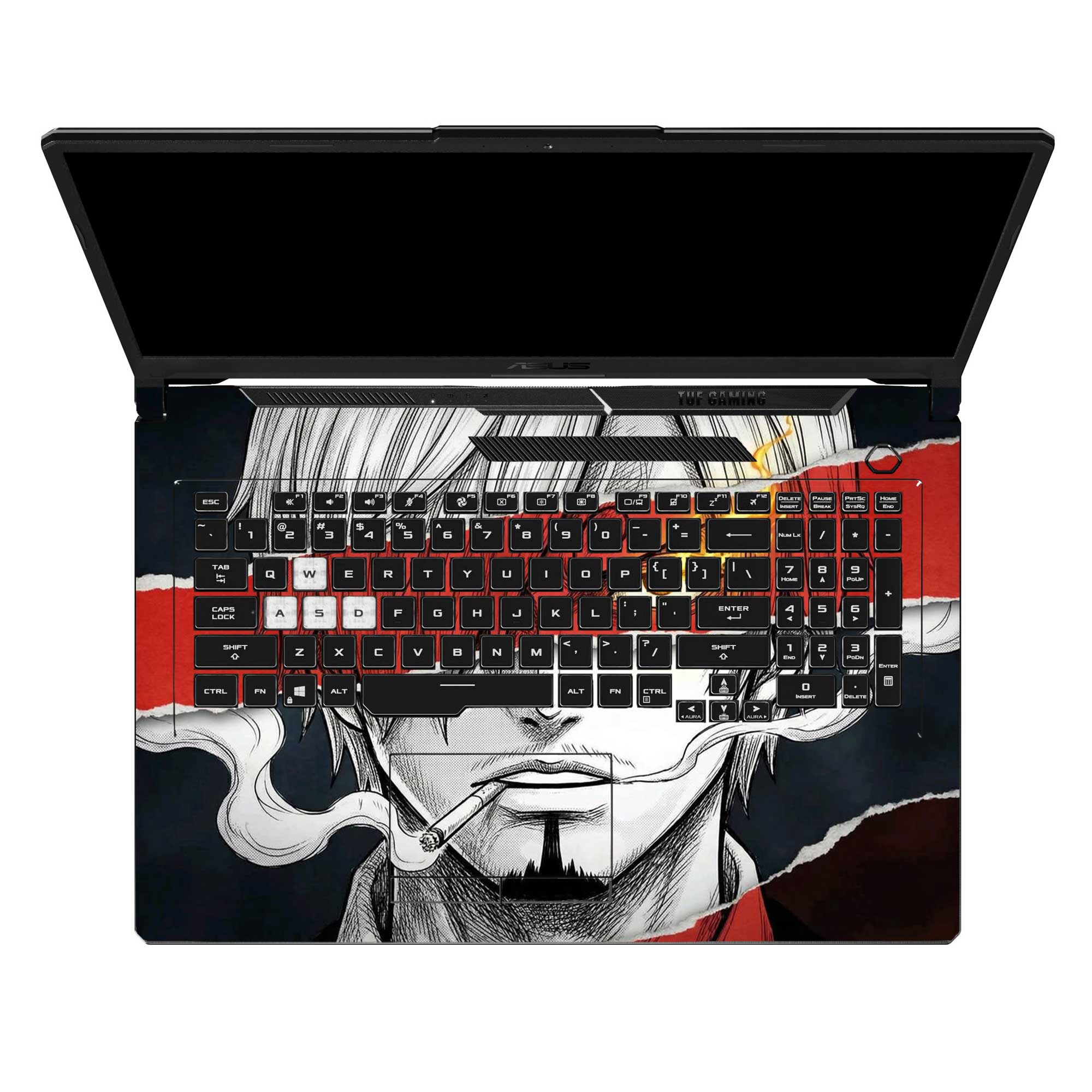 Black Leg Inferno - Laptop Skins & Wraps