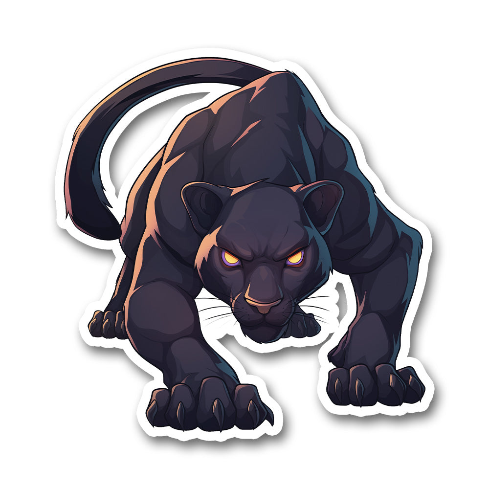 Black Panther Animal Sticker