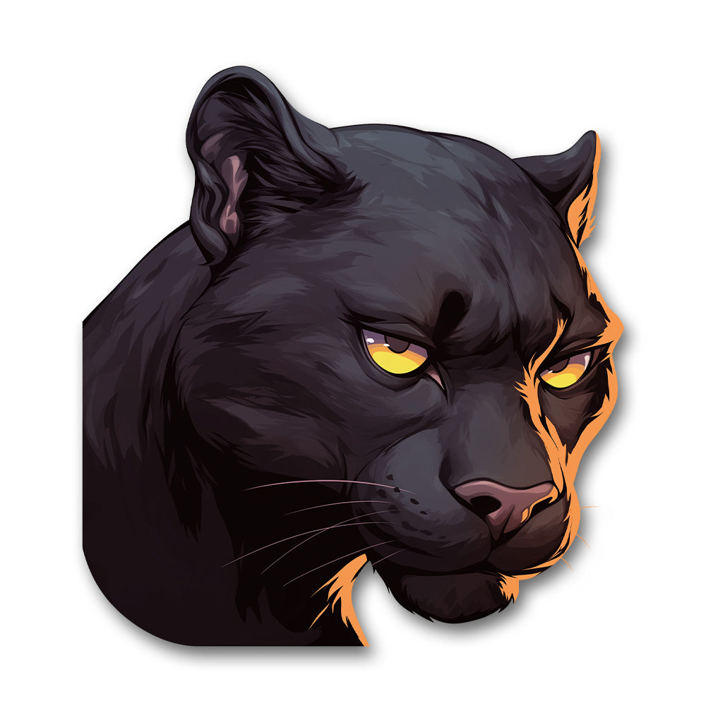 Black Panther Animals Sticker
