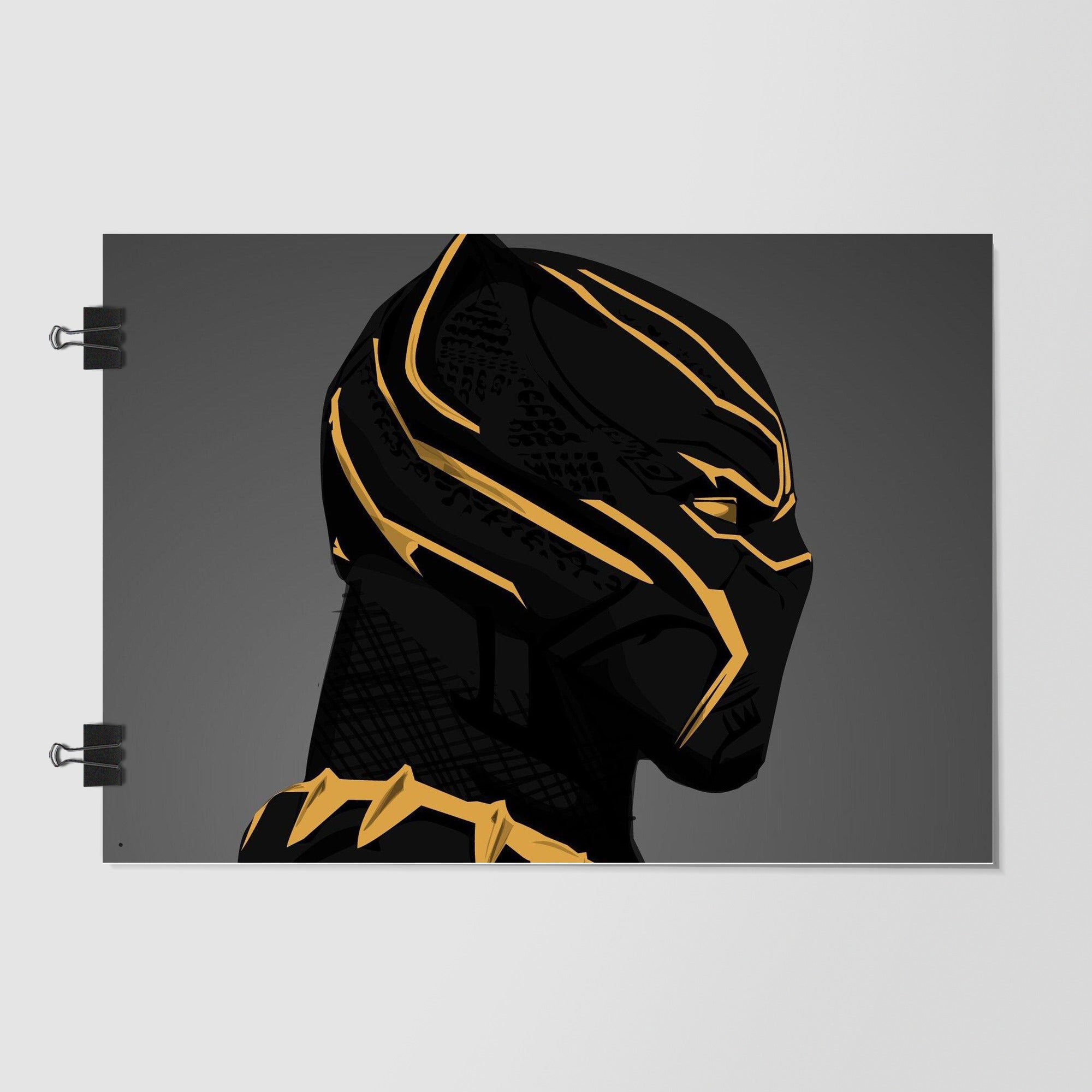 Black Panther Brown Studio Shot by Decalz