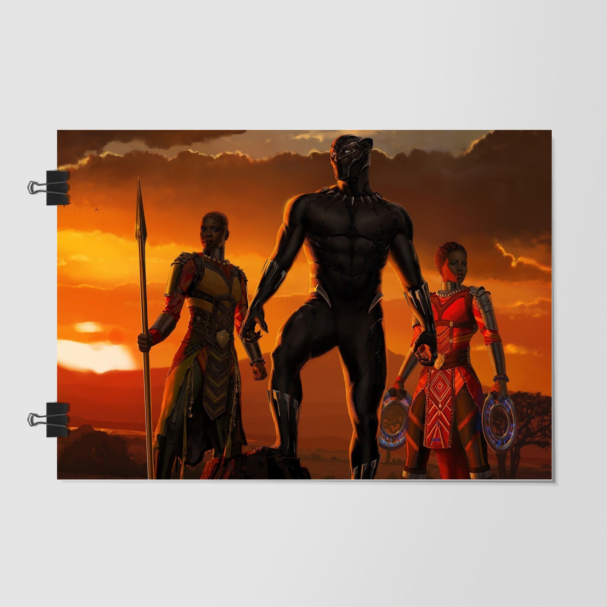 Black Panther Dramatic Lighting by Decalz
