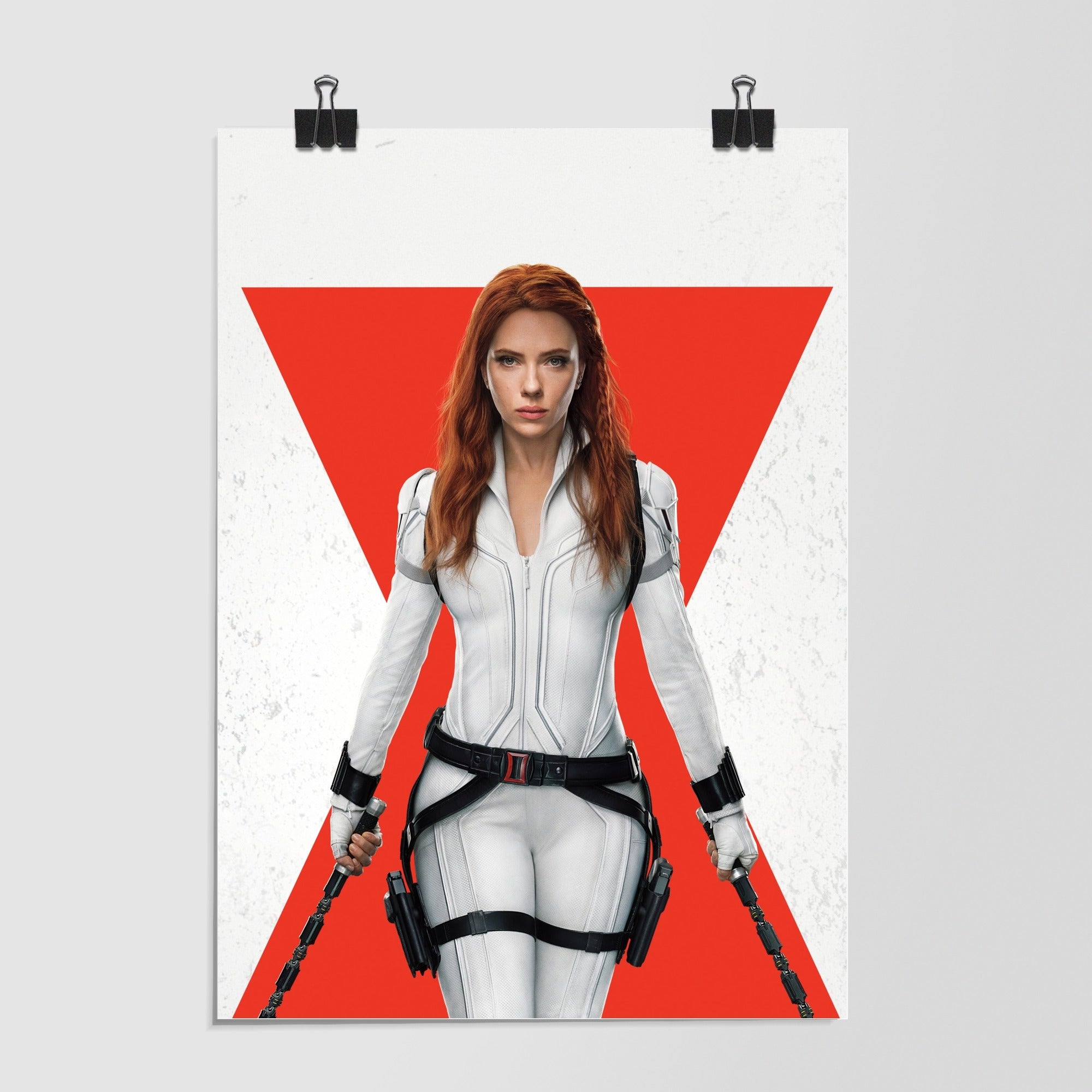 Black Widow White Dramatic Lighting by Decalz