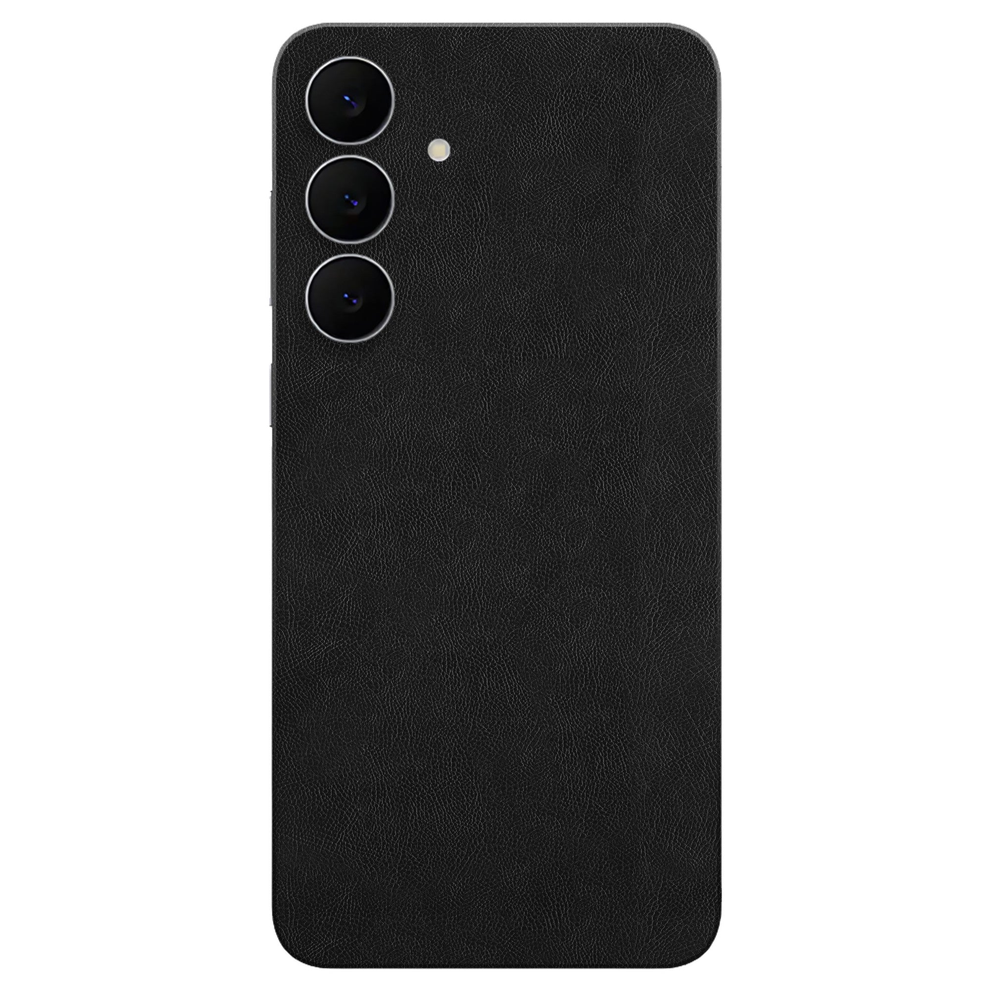 Black Leather skin on Samsung Galaxy S24 Plus by Decalz skin on Samsung Galaxy S24 Plus by Decalz