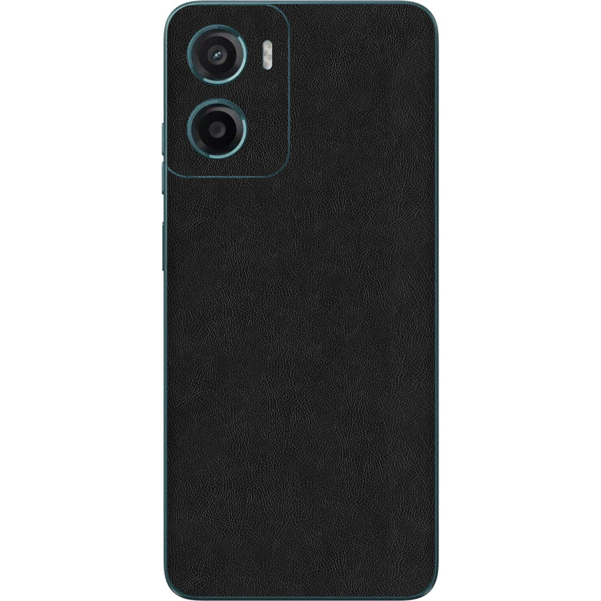 Black Leather skin on Moto G05 by Decalz