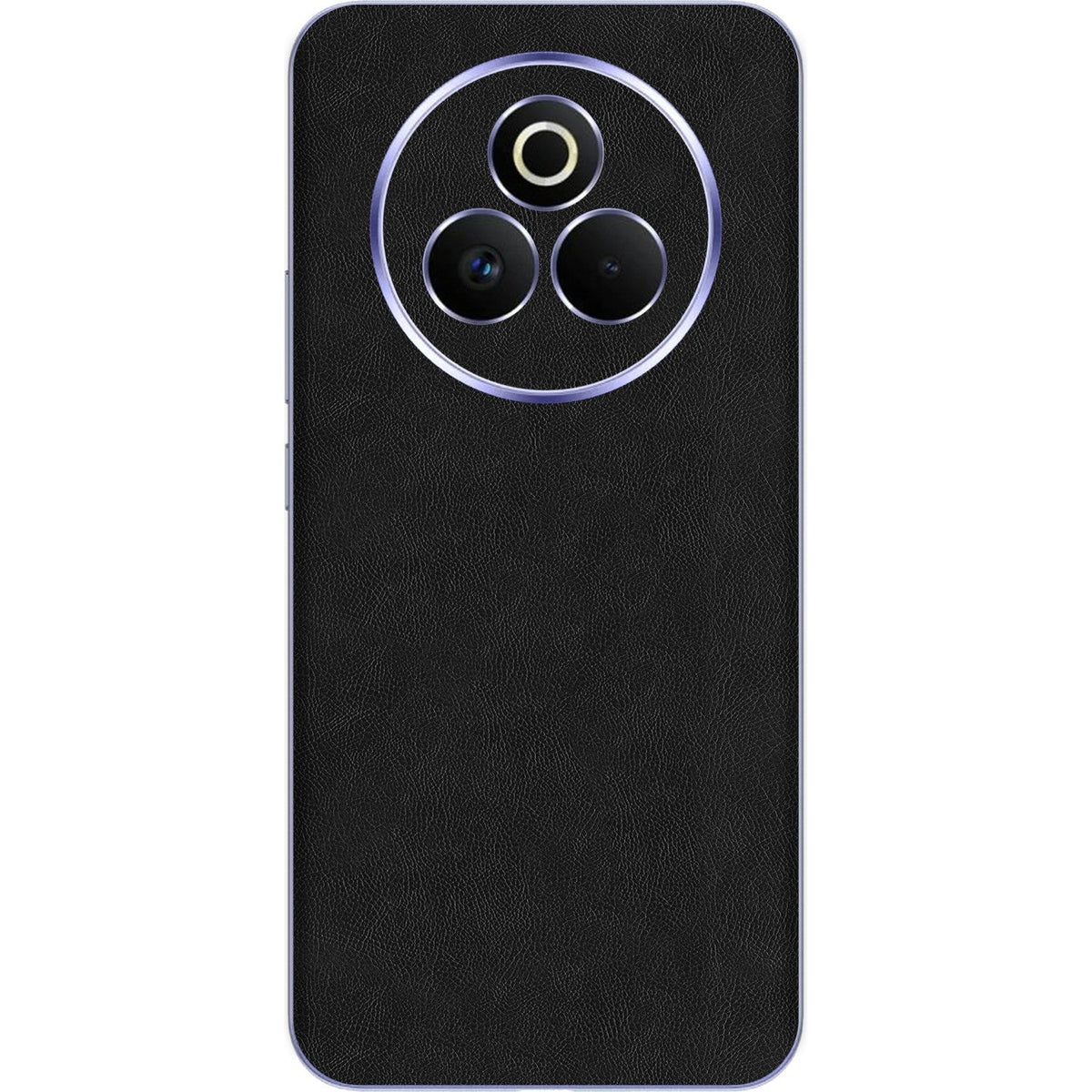 Black Leather skin on Realme P3 Pro (5G) by Decalz