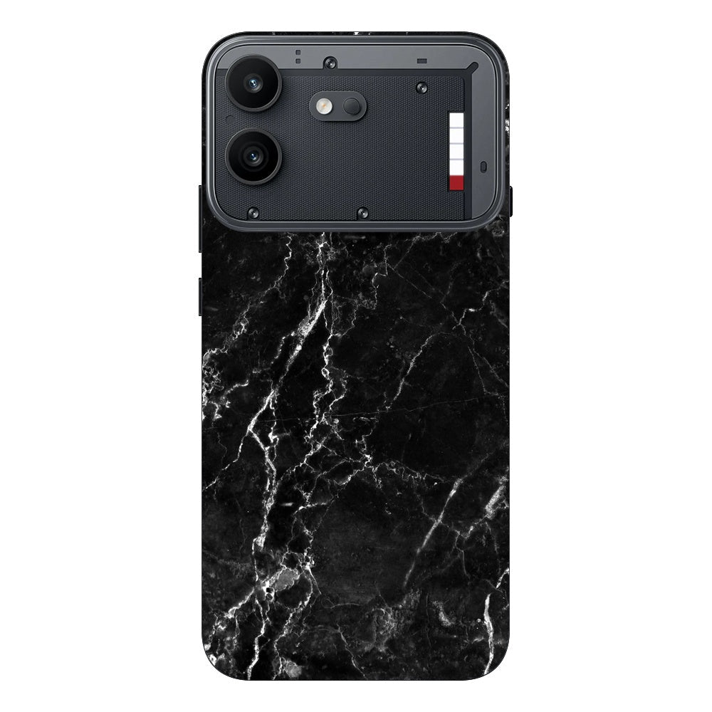 Black Marble skin on Nothing Phone 4B by Decalz